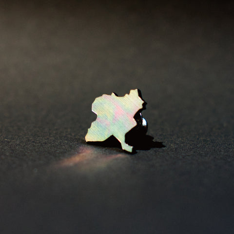 GUNMA PIN BADGE WHITE (群馬県ピンズ)