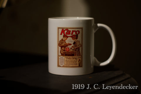 アンティーク調マグカップ　1919 J.C.Leyendecker